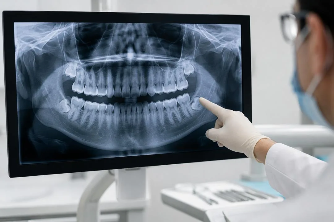 Digital dental X-ray taken at Klinik Pergigian Genting, Setapak